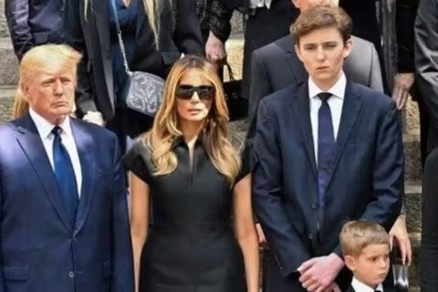 trump family melania barron donald