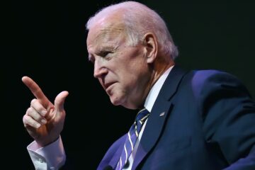 joe biden pointing