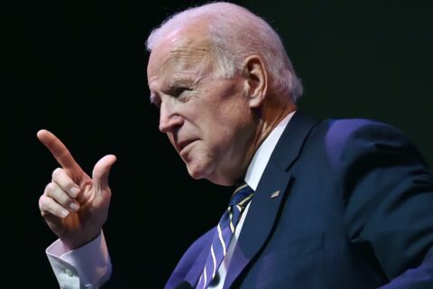 joe biden pointing