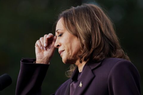 sad kamala harris