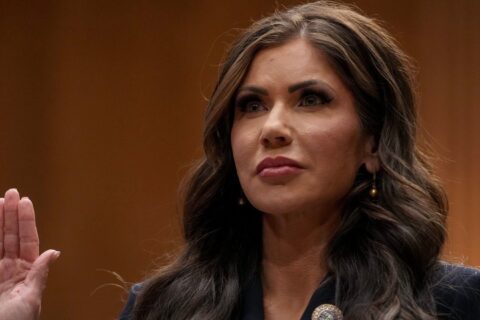 homeland security secretary kristi noem