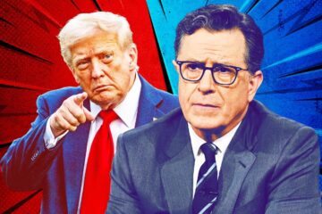 stephen colbert and trump