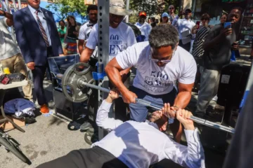 nyc mayor candidate mamdani bench press