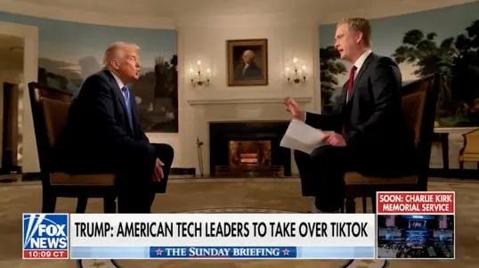 trump and peter doocy