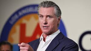 gavin newsom pointing