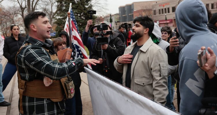 jake lang protesting