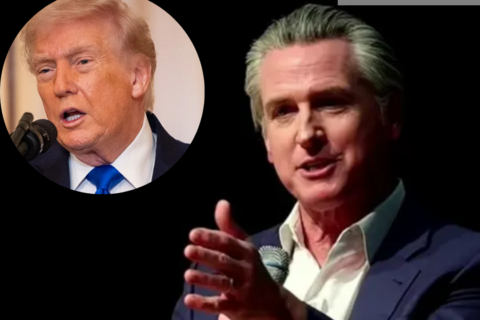 donald trump gavin newsom sundowning