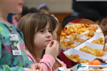 school lunch tater tots