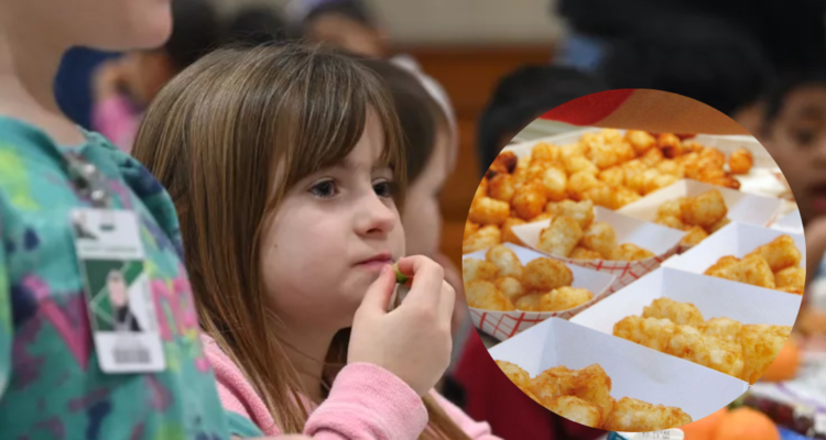 school lunch tater tots