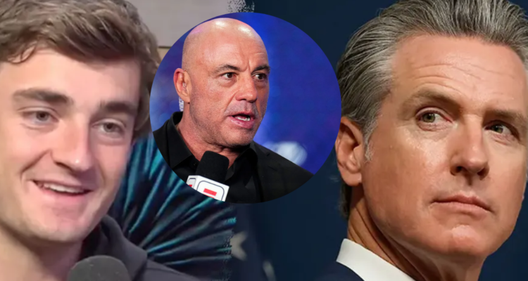joe rogan nick shirley gavin newsom fraud
