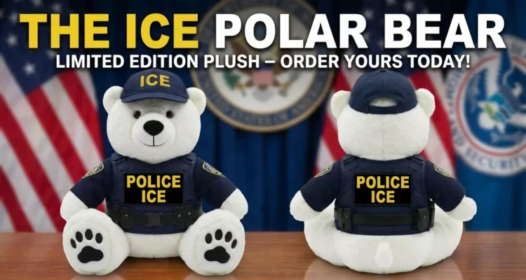 plush ice polar bear